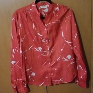 Vintage Stuart Lang silk blouse